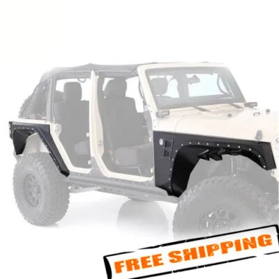 Smittybilt XRC Front & Rear Corner Armor Set for 2007-2017 Jeep Wrangler JK 4dr Foto 1 de 4