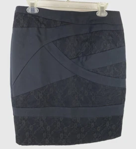 D Studio womens black lined skirt size 10 - Picture 1 of 7