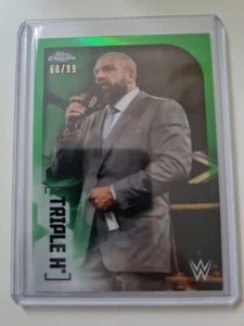 WWE Triple H Topps Chrome 2020 /99 - Picture 1 of 3