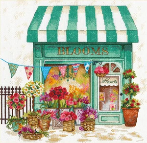 Kit de punto de cruz contado ~ Dimensions Flooms Flower Shop #70-35401 - Imagen 1 de 4
