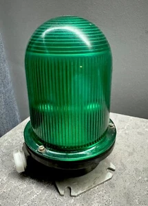 Vintage NOS USSR Mid Century INDUSTRIAL Kunststoff Lampe grün Dekoration - Bild 1 von 7
