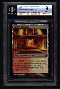 Sacred Foundry foil - Ravcina: CoG - MTG Magic the Gathering - BGS MINT 9 - Picture 1 of 2