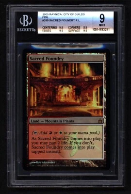 Sacred Foundry foil - Ravcina: CoG - MTG Magic the Gathering - BGS MINT 9 - Image 1 of 2