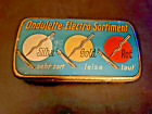 Vintage Ondulette-Elektro-Sortiment Grammophon Phonograph Nadelbox Dose