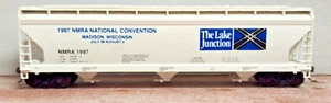 Lake Junction NMRA 1997 3 Bay ACF Covered Hopper Accurail HO Owner Built w/ Box - Picture 1 of 6