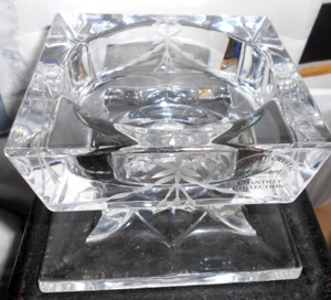 Bellissimo portacandele in cristallo pesante Gorham tagliato a mano da collezione Chantilly - Foto 1 di 6