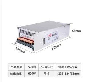 1PCS Meanwell S-600-12 V50A600W AC to DC switching power supply - Picture 1 of 1