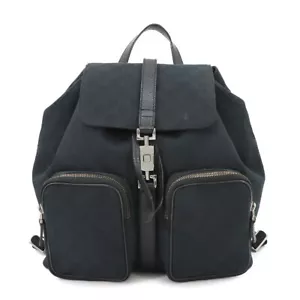 GUCCI Jackie Rucksack GG Canvas Leder schwarz 114552 Geldbörse 90270724 - Bild 1 von 10