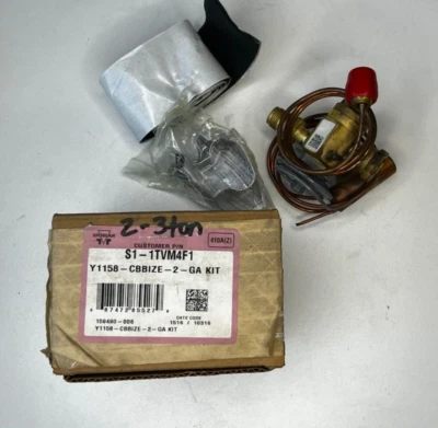 Sporlan S1-1TVM4F1 Thermostatic Expansion 2-3 Ton TXV Valve Y1158-CBBIZE-2-GA - Image 1 of 4