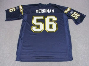 Camiseta de fútbol americano Shawne Merriman San Diego Chargers para hombre grande azul fútbol americano NFL - Imagen 1 de 18