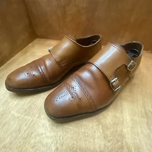 Allen Edmonds St. John's Double Monk Strap Mens Brown Dress Shoes Size 10.5 3E - Picture 1 of 20
