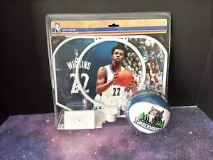Minnesota Timberwolves NBA Basketball Soft Hoop Set nuovo Andrew Wiggins - Foto 1 di 4