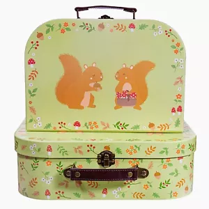 Sass&Belle Garden Friends Storage Suitcases Set Of 2 Metal Unisex Kids Organiser - Picture 1 of 1