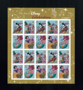 United States 37¢ Celebrations Disney Art Postage Stamp #3912 MNH Full Sheet - Picture 1 of 1