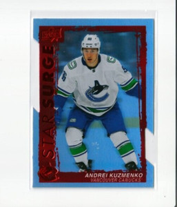 ANDREI KUZMENKO '23/24 Upper Deck Series 1 RED STAR SURGE DIE-CUT card #SS-18