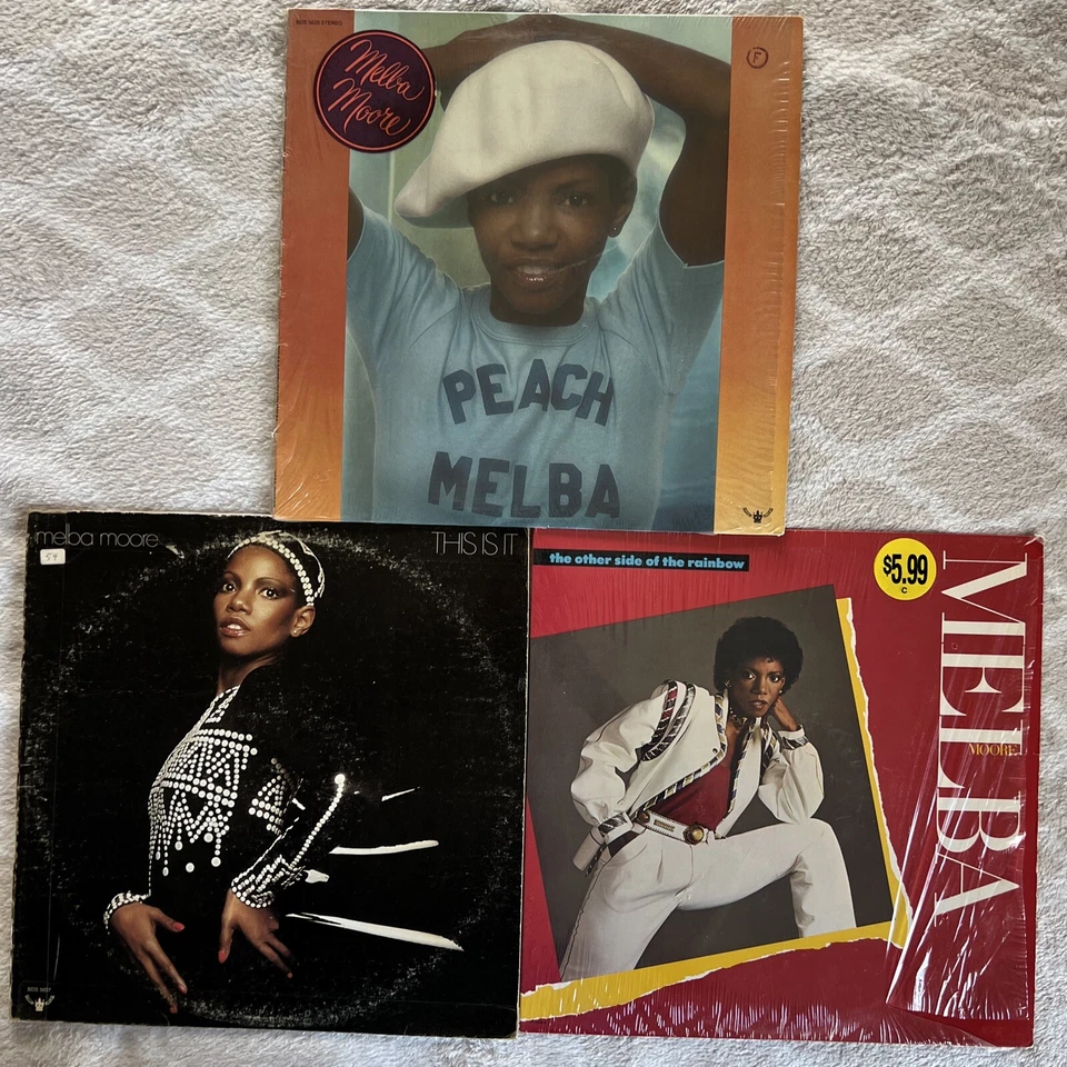 Melba Moore Lot Of 3 LP Vinyl Records- This Is It, Peach, The Other Side..  VG - Image 1 of 3
