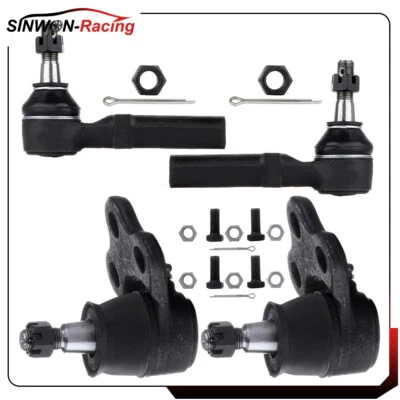For 1997-00 01 02 03 04 Buick Regal 4Pcs Ball Joints Steering Outer Tie Rod End - Image 1 of 4