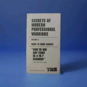Secrets of Modern Professional Warriors Vol II Hand 2 Hand Combat Preowned 2xVHS - Picture 1 of 5