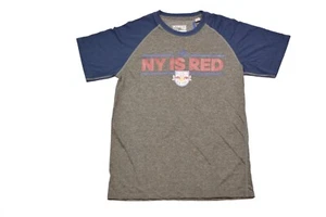 Adidas New York Red Bulls MLS Ultimate Raglan Dri-Fit Soccer T-Shirt - Picture 1 of 3