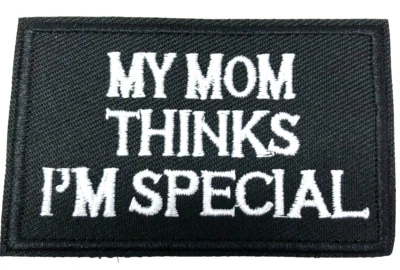 Patch Sew On Take Off Embroidered Clothing Hats Jackets Coat  Sign Message A354 - Image 1 of 4