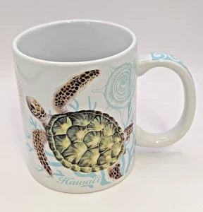 ABC Stores Honu Voyage Kaffeebecher Teetasse Grün Meeresschildkröte Muschel Koralle - Bild 1 von 6