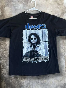 Vintage 90s THE DOORS Jim Morrison Rock Revolucion Mexican Boot Shirt Gr. XL - Bild 1 von 6