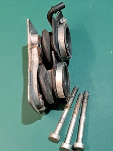 Stihl TS410 TS420 Carburettor Manifold with Screws & Clamps - Picture 1 of 4