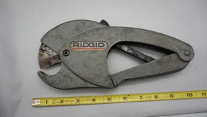 Ridgid Plastic Pipe PVC Cutter 1/8" - 1-1/2" 3-38mm, Model 138 - Made In The USA - Picture 1 of 3