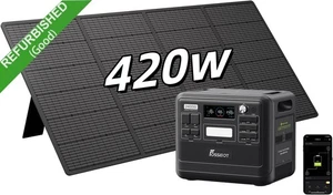 FOSSiBOT F2400 Stazione di Alimentazione Portatile 2048Wh 2400W 230V Generatore Solare + Pannello 420W - Foto 1 di 24