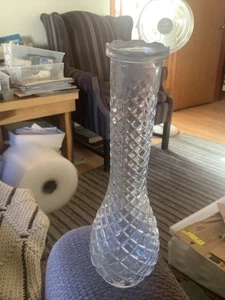 VINTAGE NICE DESIGN GLASS VASE - Picture 1 of 4