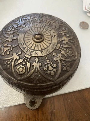 Timbre y palanca niquelados Connell's 1874 Foto 1 de 3