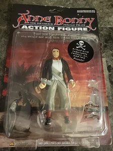 Vintage 2004 Anne Bonny Pirate Action Figure - New on Card - Picture 1 of 2