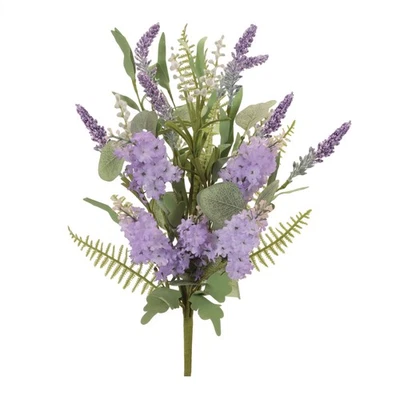 Melrose Mixed Lavender Floral Bush (Set of 2) - Image 1 of 3