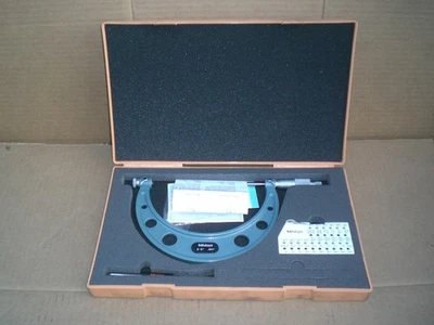 Mitutoyo 126-142 Thread Micrometer  5-6" Range  .001" Graduation with case - Image 1 of 4
