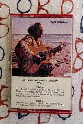 Cody Bearpaw All Around Indian Cowboy Vol. 1 1973 Country Cassette Album VG/VG - Image 1 of 4