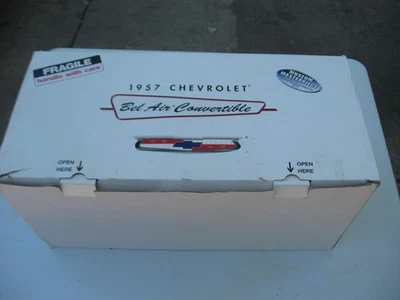 Danbury Mint 1957 Chevrolet Belair Museum Masterpiece 1/12 Scale Red New in Box - Image 1 of 4