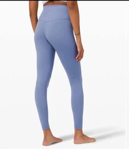 Lululemon | Größe 4 | High Rise Align Leggings 28" grau blau Wassertropfen Stretch - Bild 1 von 6
