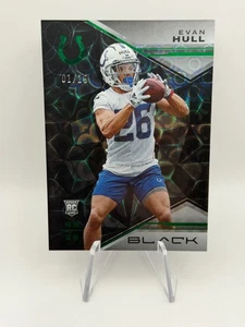 Evan Hull - 2023 Panini Black Rookie #123 Emerald 01/15 Bookend Colts RC SSP - Picture 1 of 3