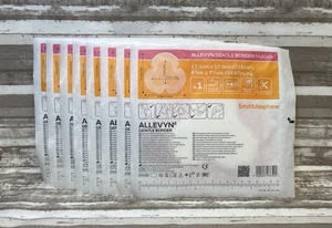 Lot of 8 Smith & Nephew 66800959 Allevyn Gentle Multisite 6.75" x 7.0 Exp. 5/26 - Bild 1 von 5
