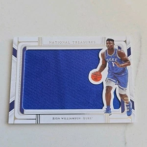 Zion Williamson 2022 National Treasures Basketball Trikot Game Worn Materials /10 - Bild 1 von 7
