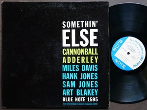 CANNONBALL ADDERLEY MILES DAVIS Somethin' Else LP BLUE NOTE BLP 1595 EAR DG MONO - Picture 1 of 2