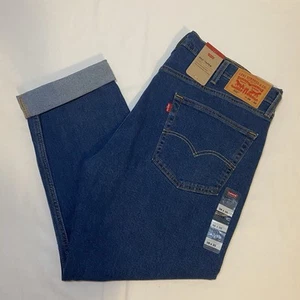Levi’s Men’s 502 Taper Performance Stretch Jeans Size 38x30 Blue Denim New - Picture 1 of 6