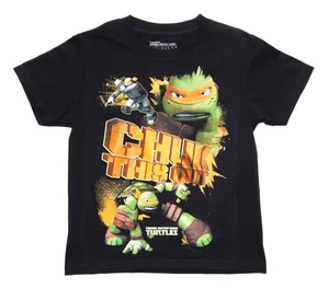 Ninja Turtles TMNT MICHELANGELO T-Shirt Baumwolle Tee Jungen Größen 5-6 oder 7 NEU $ 16 - Bild 1 von 1