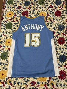 Vintage Nike NBA Denver Nuggets Carmelo Anthony 15 Rookie Swingman Jersey Mens M - Picture 1 of 3