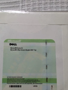 Dell Microsoft Works 9.0 New Sealed As Supplied With Dell Laptop - Picture 1 of 1