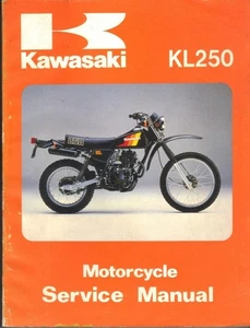KAWASAKI KL250 A3,A4,A5,B1,C1 1980-1983 ORIGINAL WERK WERKSTATTHANDBUCH - Bild 1 von 2