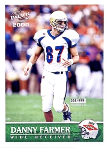 2000 Pacific Draft Picks #414 Danny Farmer RC /999 Cincinnati Bengals - Bild 1 von 2