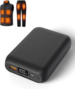Heated Vest Battery Pack 7.4V 16000Mah, Battery Pack for Heated Vest, LCD - Picture 1 of 12