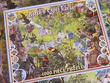 White Mountain Puzzle "BIRD'S EYE VIEW" #410  2007  1000 pcs 24"BY 30" Complete