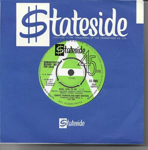 Johnny Thundeer Ruby Winters "Make Love" 7" Vinyl Soul Stateside SS 2005 Demo - Picture 1 of 2
